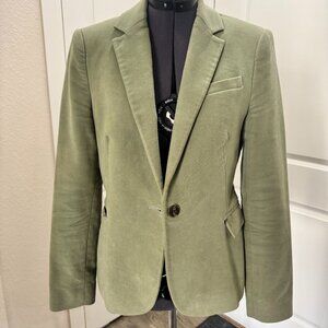 Zara Basic Women's Jacket Size M Light Sage Green